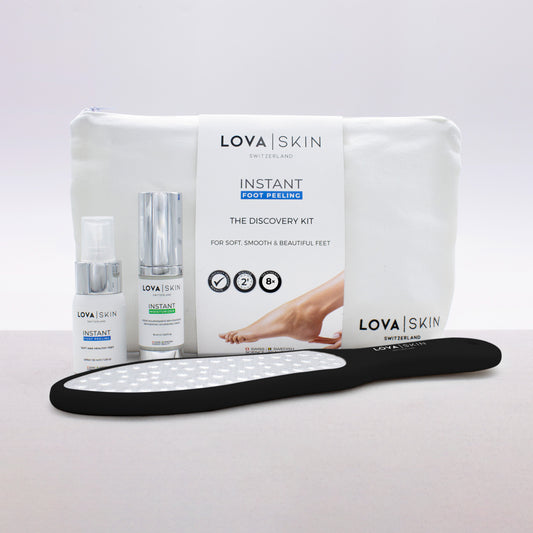 LOVASKIN INSTANT FOOT PEELING Kit Découverte - Plus de 10 soins de beauté pédicure