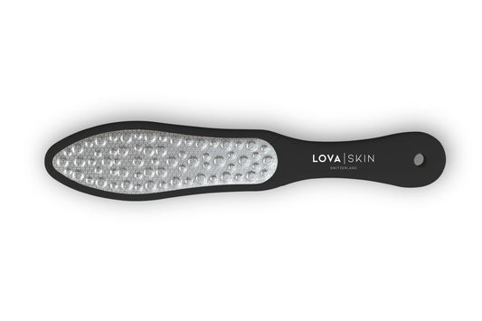 LOVASKIN Foot File - Professional double-sided stainless steel - Black